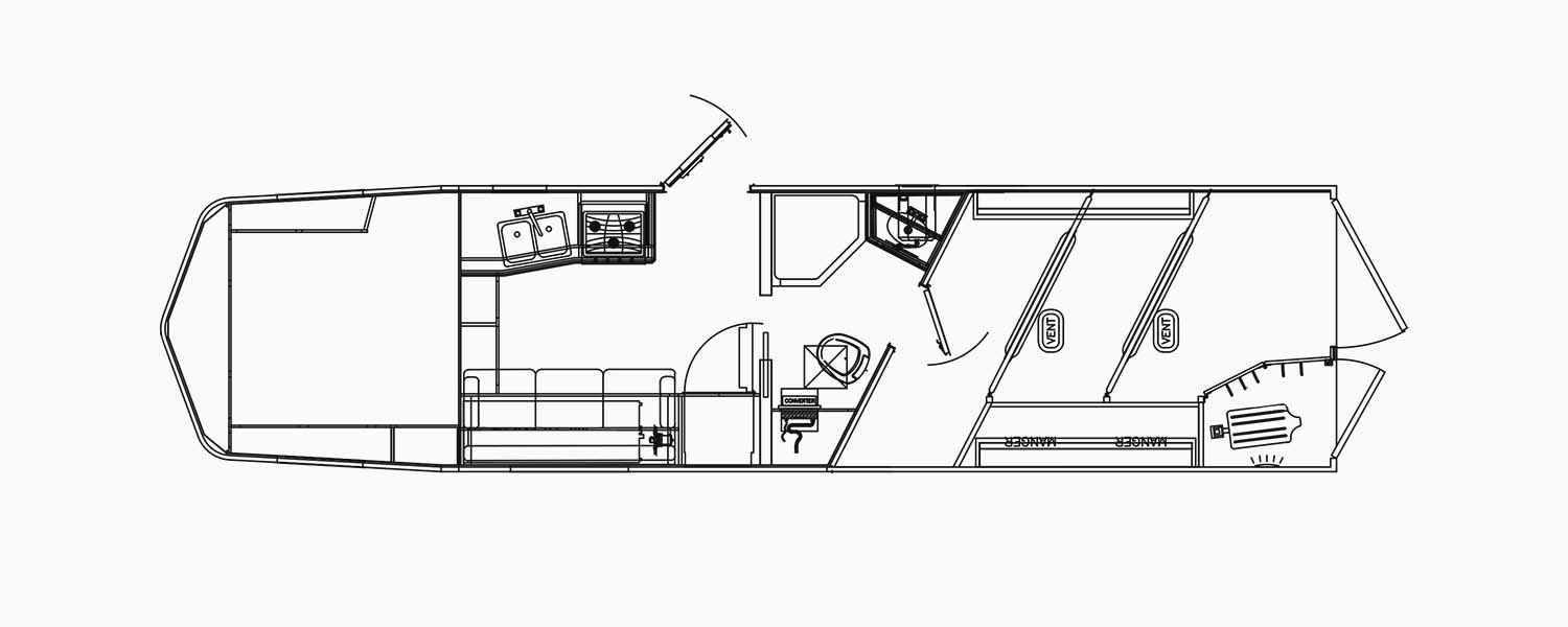 SMC Horse Trailers PROUDLY Made in the USA » SL8X8FK Laramie Horse