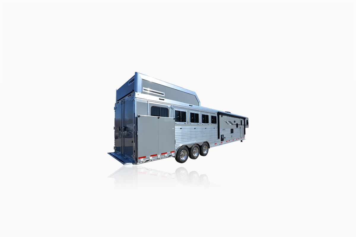 SMC Horse Trailers PROUDLY Made in the USA » SL8X16BB Laramie Horse Trailer SMC Trailers